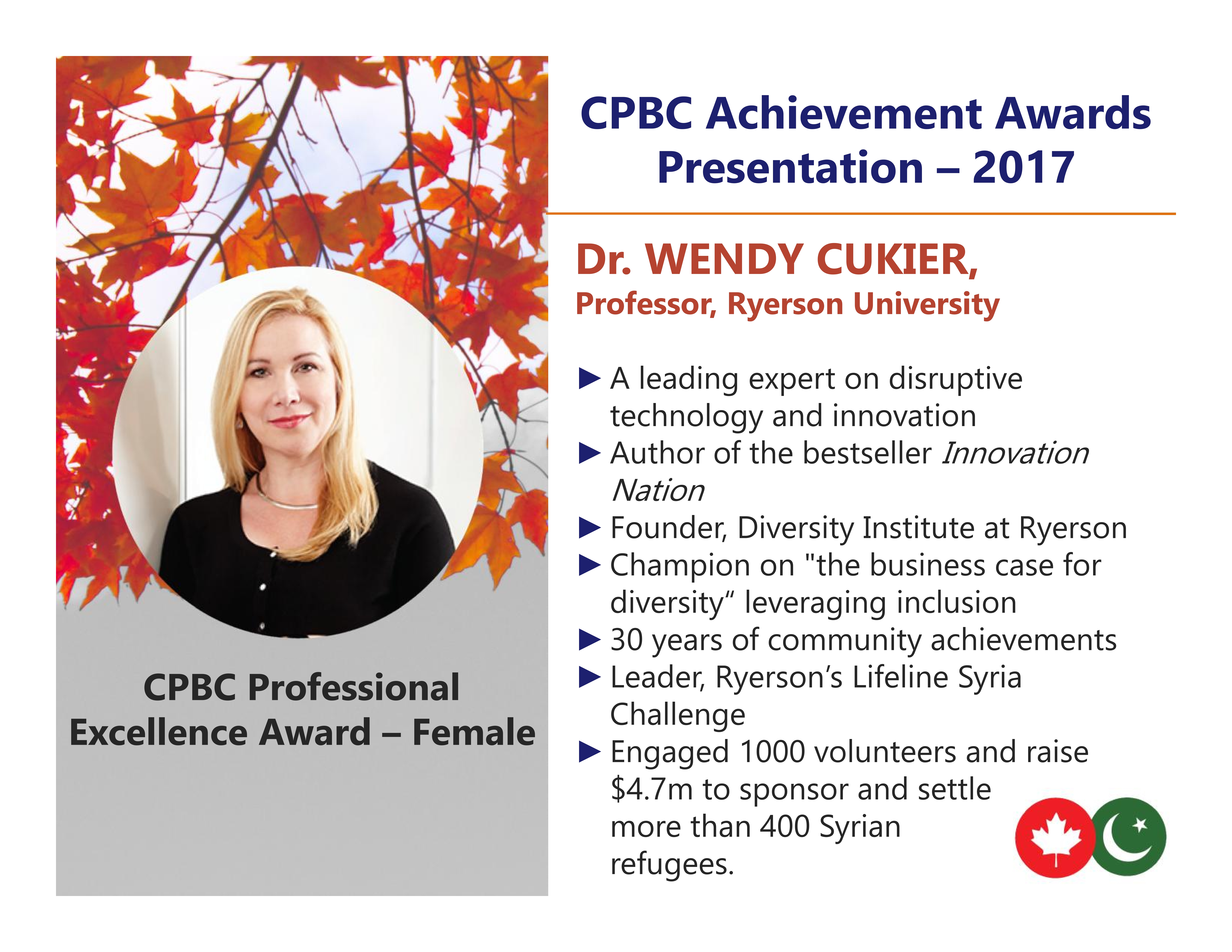 Wendy Cukier Microsoft PowerPoint - 20170523_CPBC Award Presentation _028